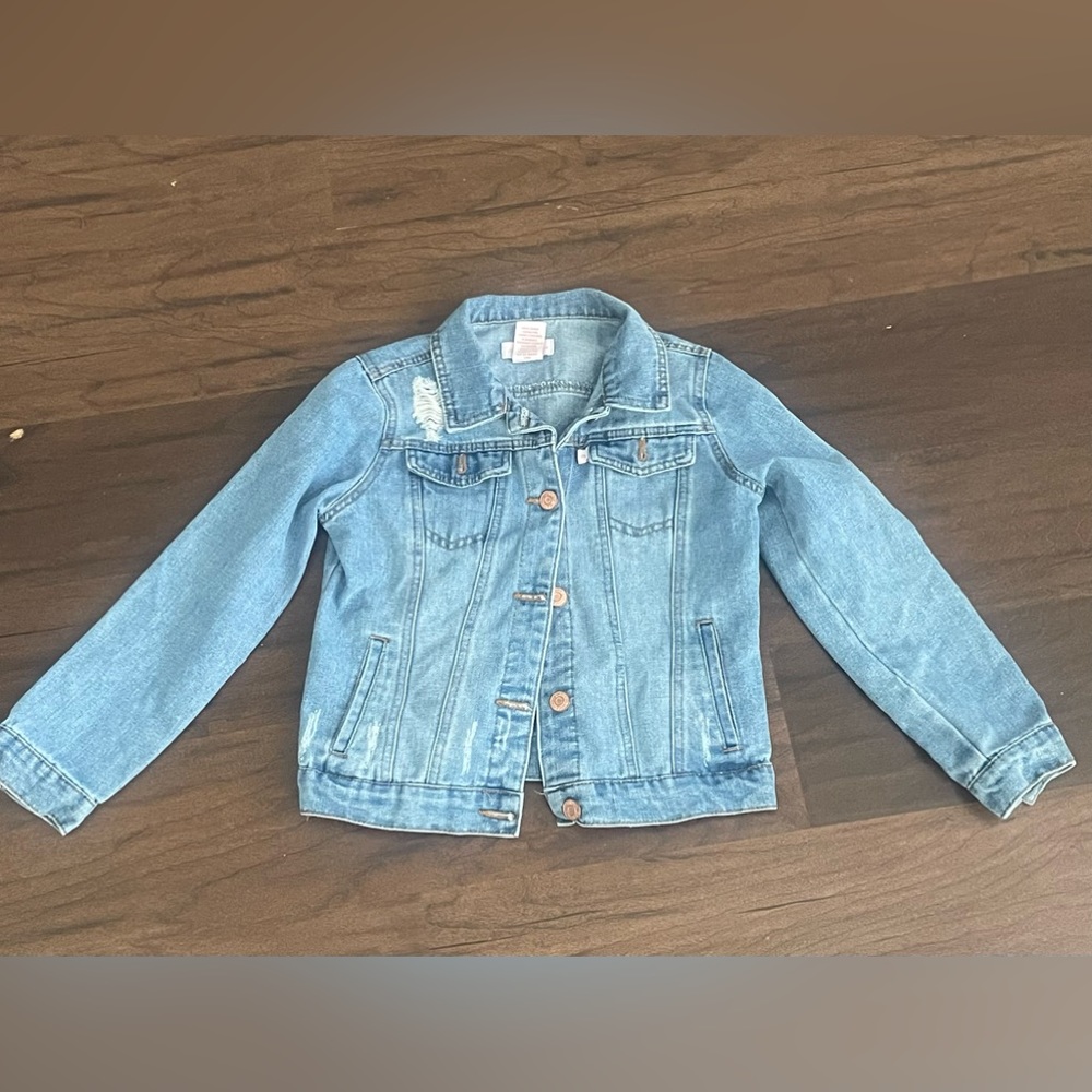 Girls Tommy Bahama Jean Jacket Size 10
